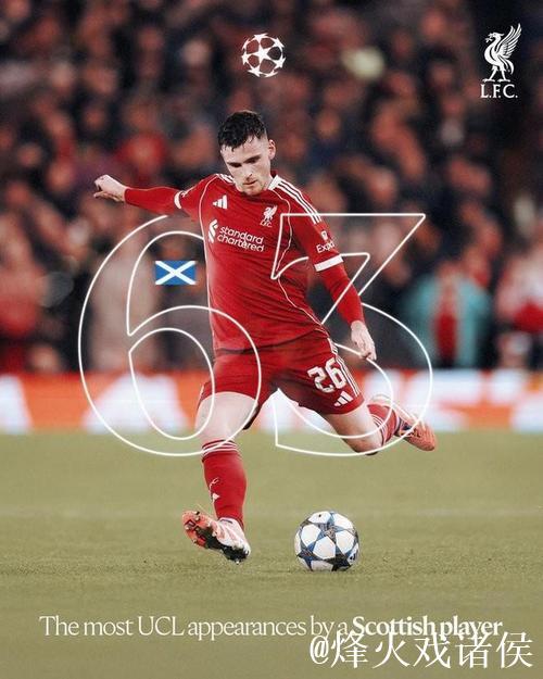 罗伯逊成改制后欧冠出场次数最多球员,达63场 罗伯逊成改制后欧冠出场次数最多球员,达63场